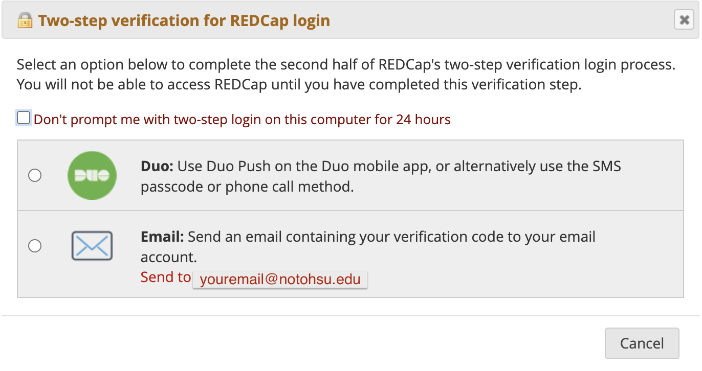 Login REDCap Online Help & Learning Wiki